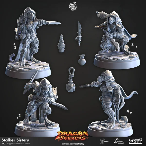 Cast n Play - Dragon Seekers - Set Complet