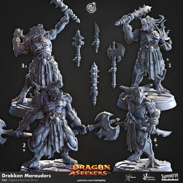 Cast n Play - Dragon Seekers - Set Complet