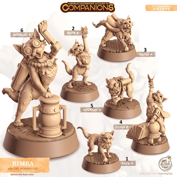 Cast n Play - Les Compagnons de Cornelias - Chats - Bombay