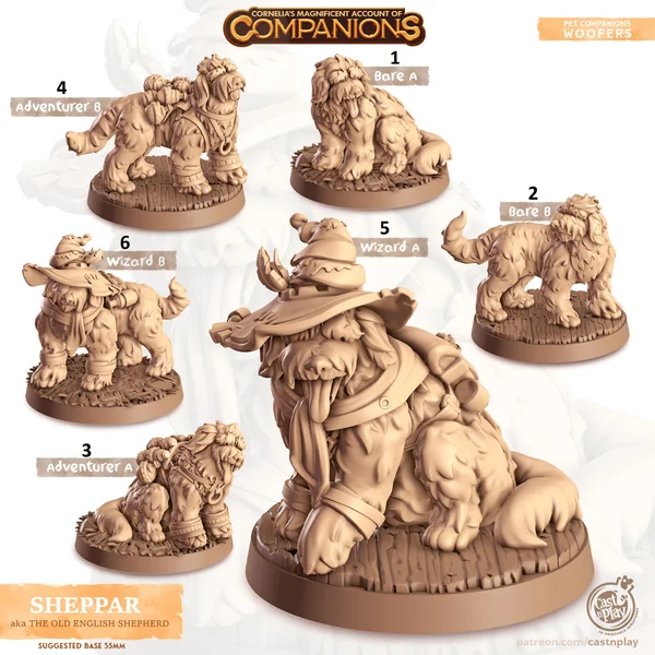 Cast n Play - Les Compagnons de Cornelias - Chiens - Berger Anglais