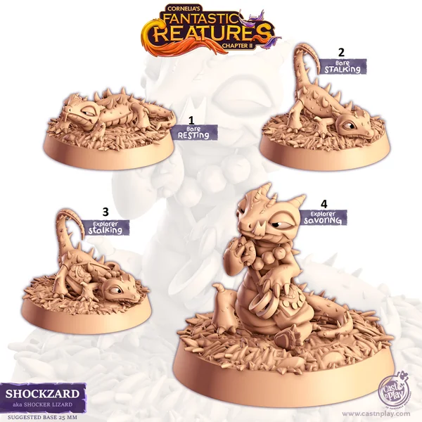 Cast n Play - Les Compagnons de Cornelias - Fantastiques - Lézard Electrique