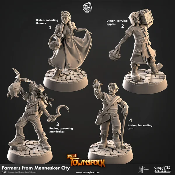 Cast n Play - Les Villageois Tome 2 - Set Complet