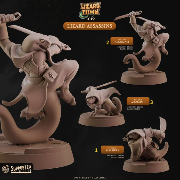 Cast n Play - Ville des Lézards - Assassins