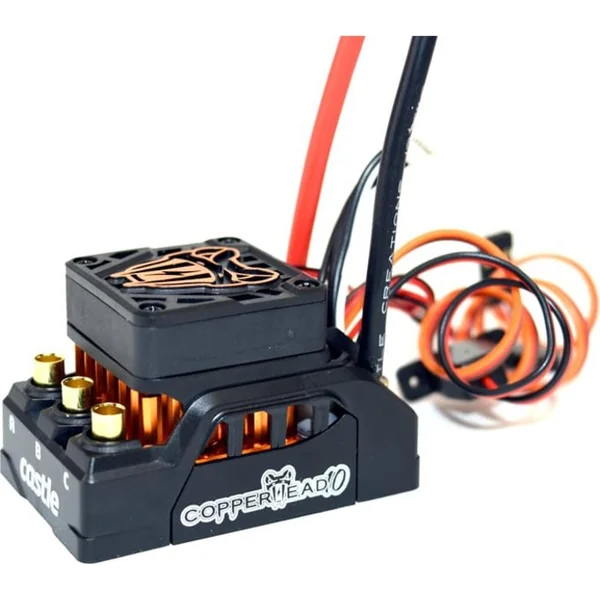 Castle motor 1406 6900tr/V avec capteur, rég. Copperhead