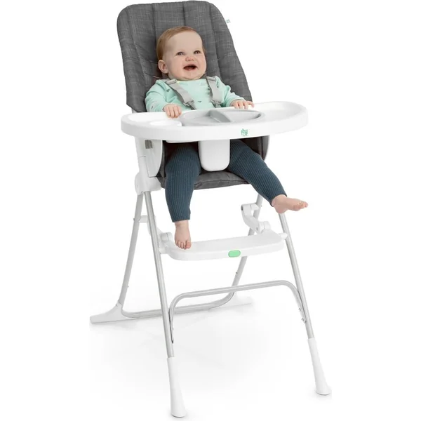 Chaise haute pliante Sun Valley™ Grey 6m+ jusqu'à 15 kg