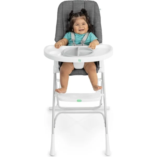 Chaise haute pliante Sun Valley™ Grey 6m+ jusqu'à 15 kg