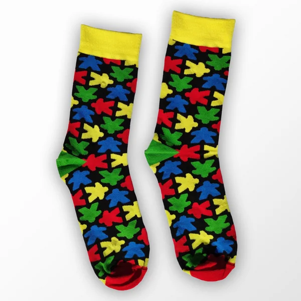 Chaussettes - Meeples Colorés