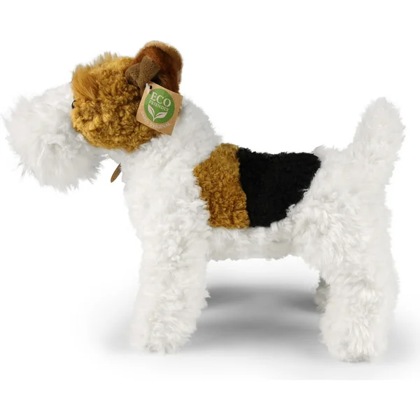 Chien en peluche fox-terrier Dášenka debout 30 cm ECO-DRIENDLY
