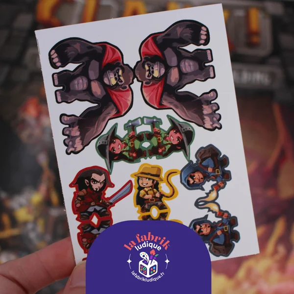 Clank expedition Le temple du seigneur singe - Pack de Stickers