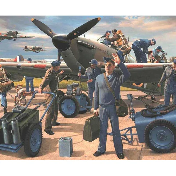 Classic Kit diorama A04702 - WWII RAF Ground Crew (1:48) - nouvelle forme