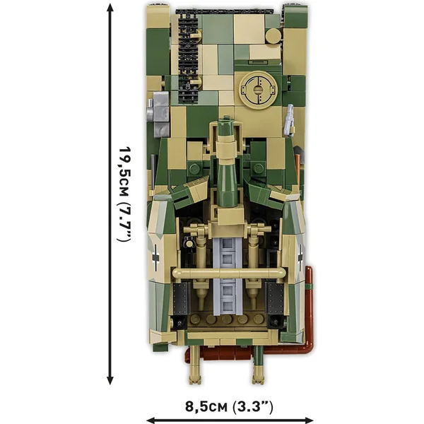 Cobi 2665 Seconde Guerre mondiale Sd.Kfz. 138/1 GRILLE Ausf. M, 1:28, 724 k, 1 f