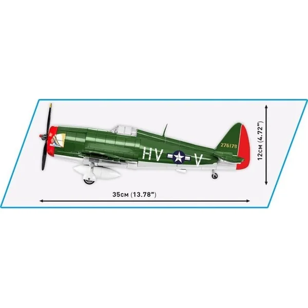 Cobi 5737 II WW P-47 Thunderbolt, 1:32, 477 p, 1 f