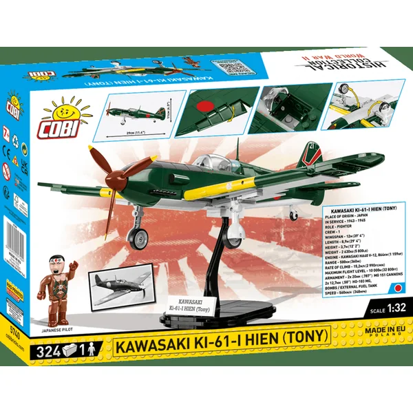 Cobi 5740 II WW Kawasaki KI-61-I HIEN (Tony), 1:32, 324 p, 1 f