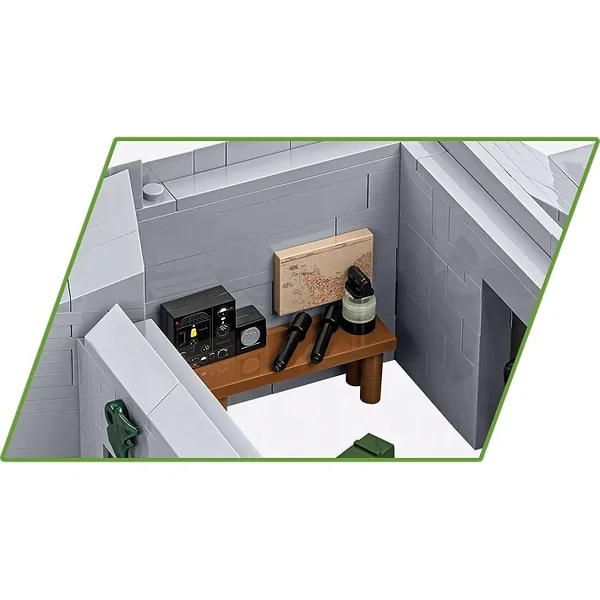 Cobi II WW Regelbau 667 bunker allemand, 1:35, 630 p, 2 f