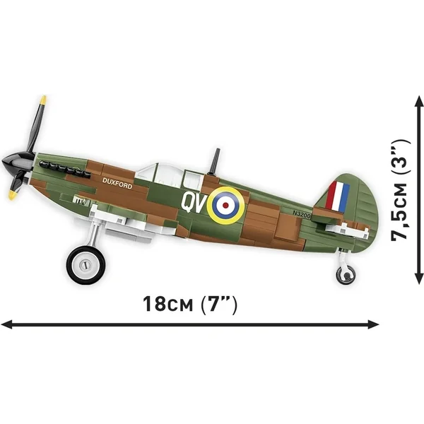 Cobi II WW Supermarine Spitfire Mk. I N3200 (WM), 1:48, 146 k