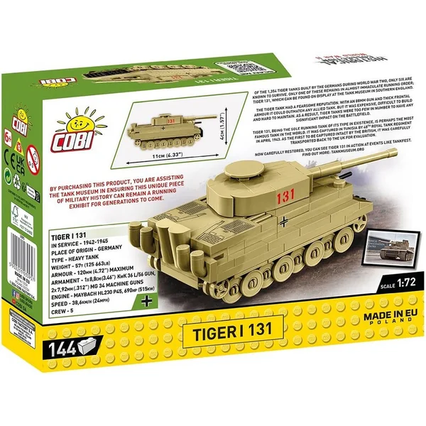 Cobi Tiger 131, 1:72, 161 k