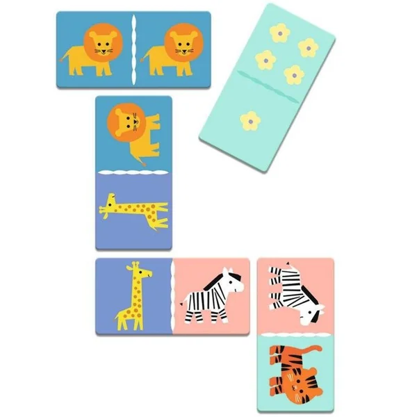 Coffret 5 Jeux Animaux de la savane - Djeco