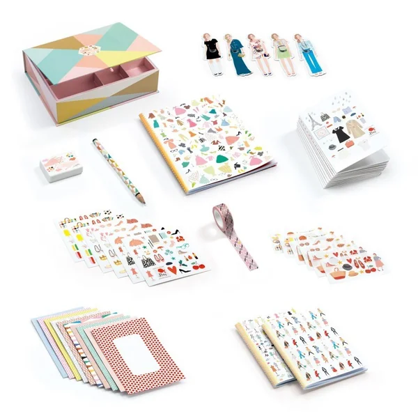 Coffret Ma papeterie Tinou Lovely Paper - Djeco
