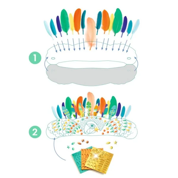 Coiffe à créer Carnaval de Rio DIY - Djeco