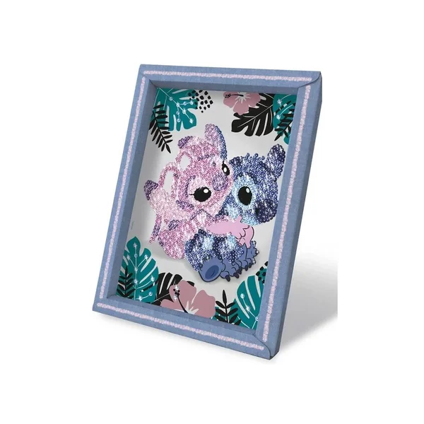 Collection Sequins Disney Stitch & Angel - Lansay