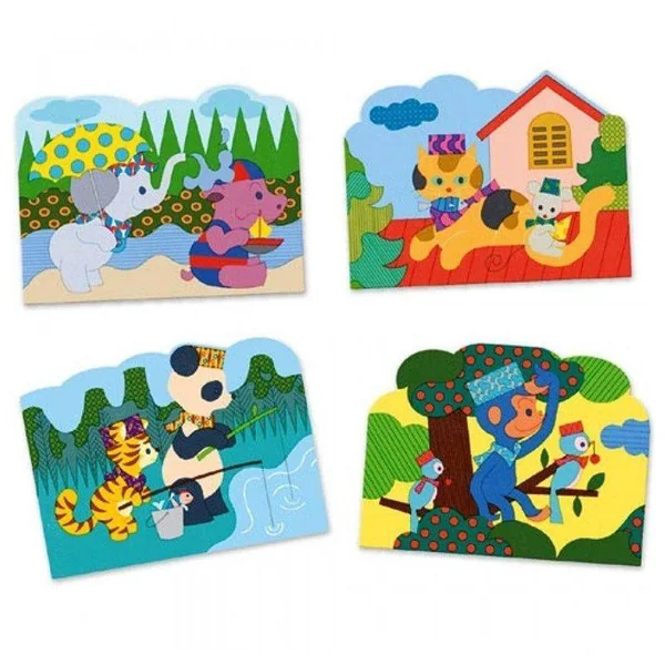 Coloriages magiques - Caché dehors - Djeco