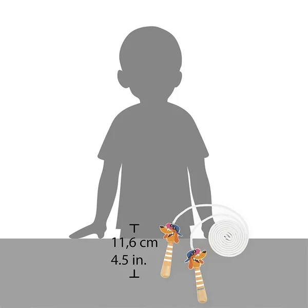 Corde à sauter Chien Applepop - Janod