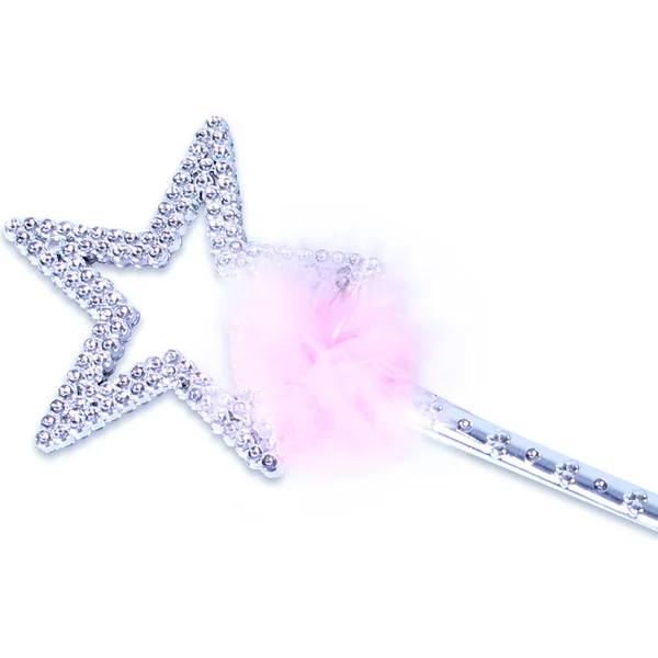 Couronne princesse avec baguette - rose