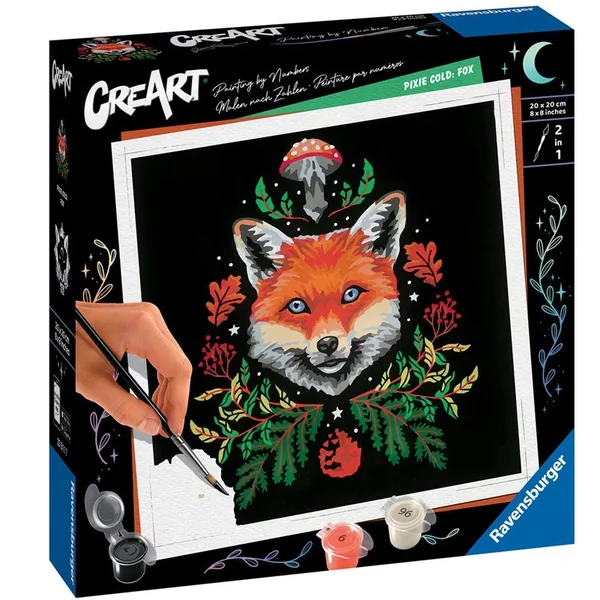 CreArt - 20*20cm - Fox / Renard - Pixie Cold Edition