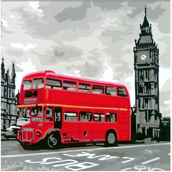 CreArt Londres - Format Carré - Peinture au numéro