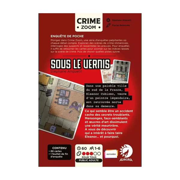 Crime Zoom : Sous le vernis
