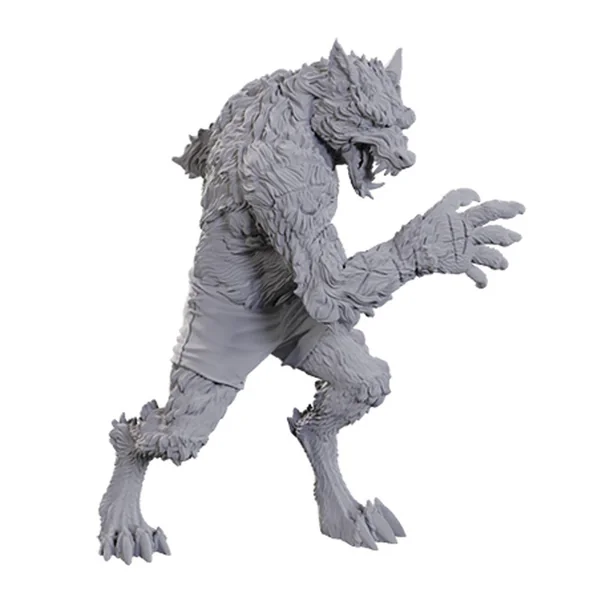 Critical Role Unpainted Miniatures: Chetney Pock O'Pea & Werewolf