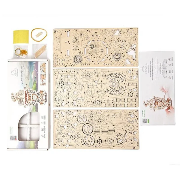 Cycliste Automate UGEARS - Puzzle 3D Mécanique en bois