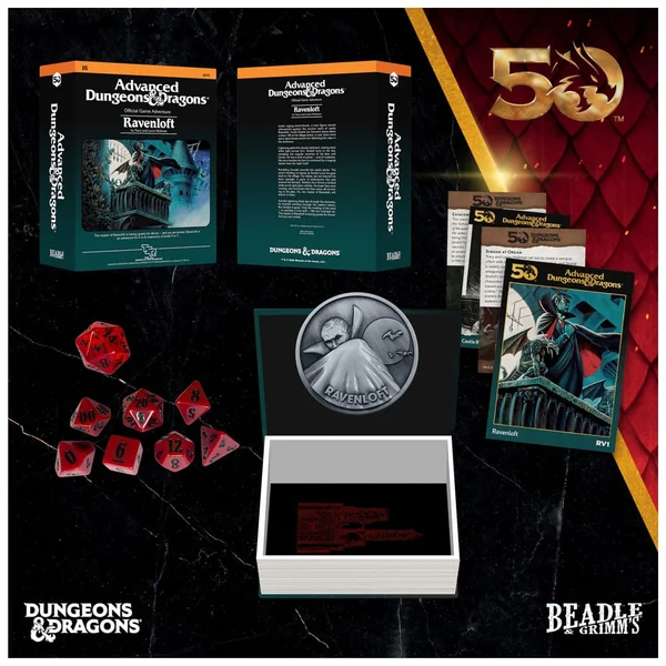 D&D Classic Module Dice Set - Ravenloft