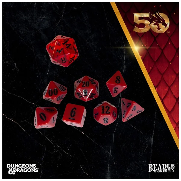 D&D Classic Module Dice Set - Ravenloft