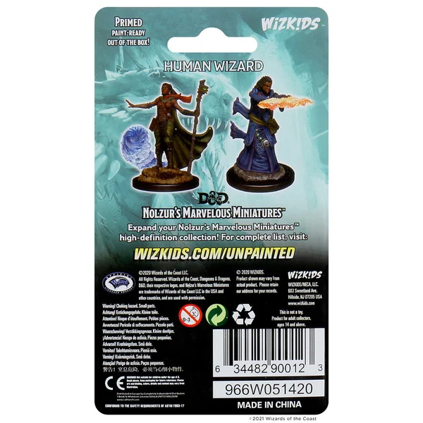 D&D Nolzur's Marvelous Miniatures: Female Human Wizard