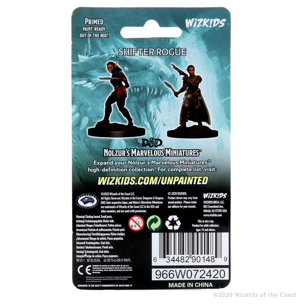 D&D Nolzur's Marvelous Miniatures: Shifter Rogue Female