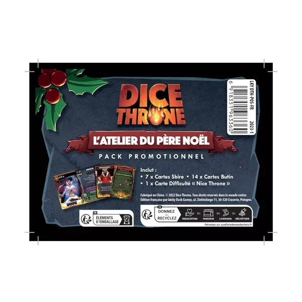 Dice Throne : l'Atelier du Père Noël - Pack promotionnel