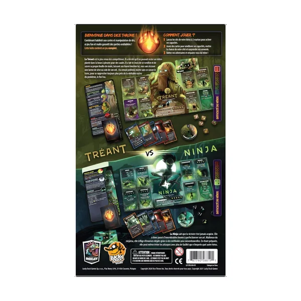 Dice Throne : Tréant VS Ninja