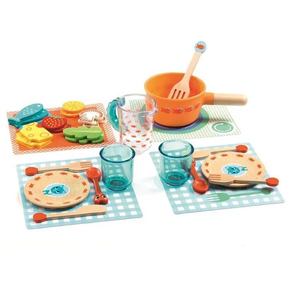 Dinette À table les chats 29 pièces - Djeco