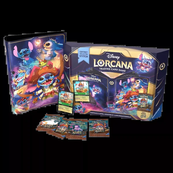Disney Lorcana : Coffret Collector Stitch - Set 6 La Mer Azurite