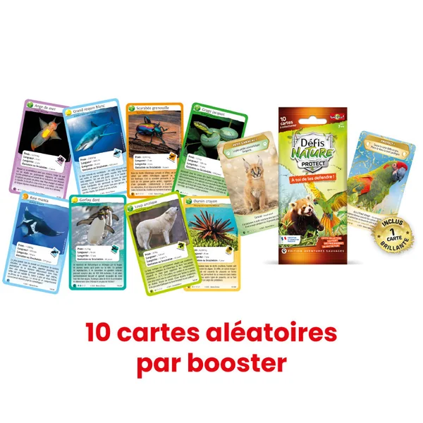 Display 24 boosters Défis Nature Protect Edition 2 Aventures sauvages