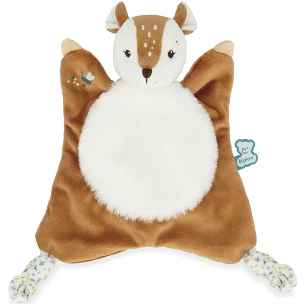 Doudou carré Nathan le faon 20cm - Les Fripons Kaloo