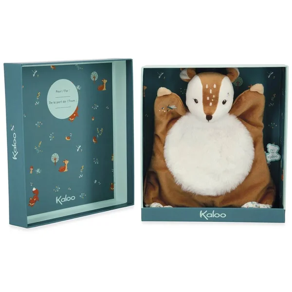 Doudou carré Nathan le faon 20cm - Les Fripons Kaloo