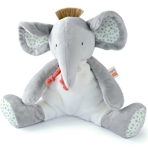 Doudou Eléphant gris 30 cm - Doudou et Compagnie