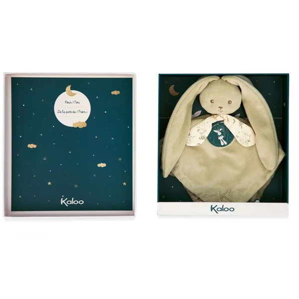 Doudou Lapin vert - Kaloo