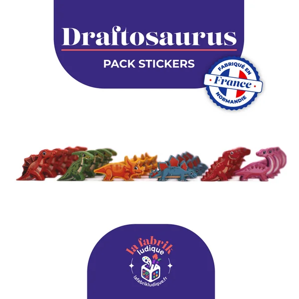 Draftosaurus - Pack de Stickers