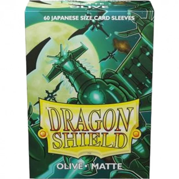 Dragon Shield - Japanese Sleeves - Olive (x60)
