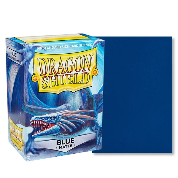 Dragon Shield - Standard Sleeves - Matte Blue (x100)