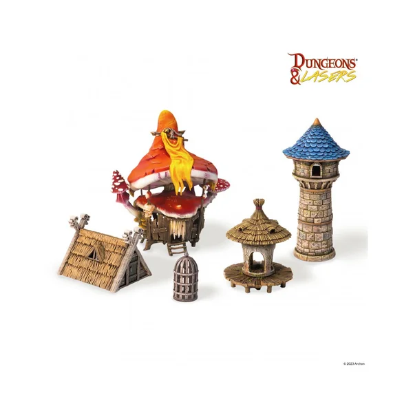 Dungeons & Lasers - Décors - Village Pack