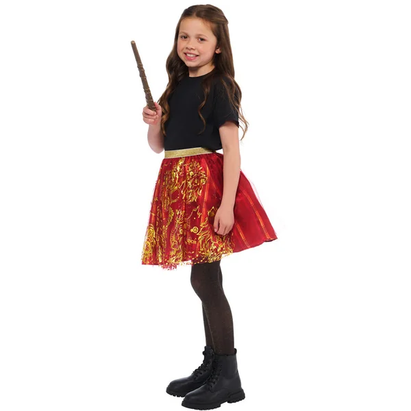 Déguisement 5-8 ans Jupe Tutu et baguette Gryffondor - Rubies